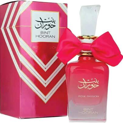 Lattafa Bint Hooran Rose Passion By Ard Al Zaafaran – Bint Hooran Rose Passion Eau De Parfum 100ML Best Arabian Perfume Women Collection Dubai Perfume Spray Fragrance