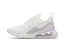 Nike Womens Air Max 270 'Summit White Regal Pink' (Women's Sizes) Summit White/Light Bone/Photon Dust/Regal Pink DQ0814-100 Winter New - White - View 3