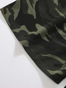 大码男士夏季运动短裤，男士大码翻盖口袋侧抽绳腰部工装短裤，休闲装，送给丈夫/男朋友的礼物