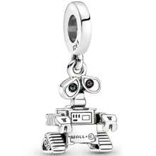 Cuentas amuleto de animal plateadas en plata de ley 925 para pulseras DIY, regalo elegante y de moda para el cumpleaños de la mujer, superventas