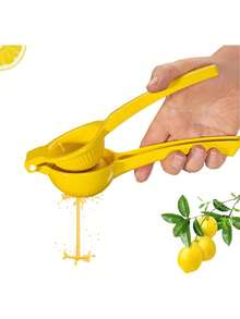 1 件装柠檬榨汁器手动水果榨汁机家用厨房榨汁工具柠檬榨汁器 - 黃色 - 查看 4