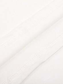 海盐汽水口味龙虾图案，加大码女式休闲宽松圆领短袖T恤，夏季沙滩白色 - 白色 - 查看 3