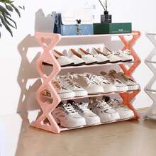 简易鞋架家用门口多层鞋柜室内鞋子收纳神器加厚省空间储物架 - 彩色 - 查看 1