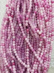 100pcs 8mm Simulated Jade Natural Stones, Agate, Color-Dyed Non-Fading Beads, Supplies For DIY Jewelry Making Such As Bracelets, Keychains, Necklaces, Crafts Decorations, Rich Colors To Inspire Your Creations - Multicolor - View 36
