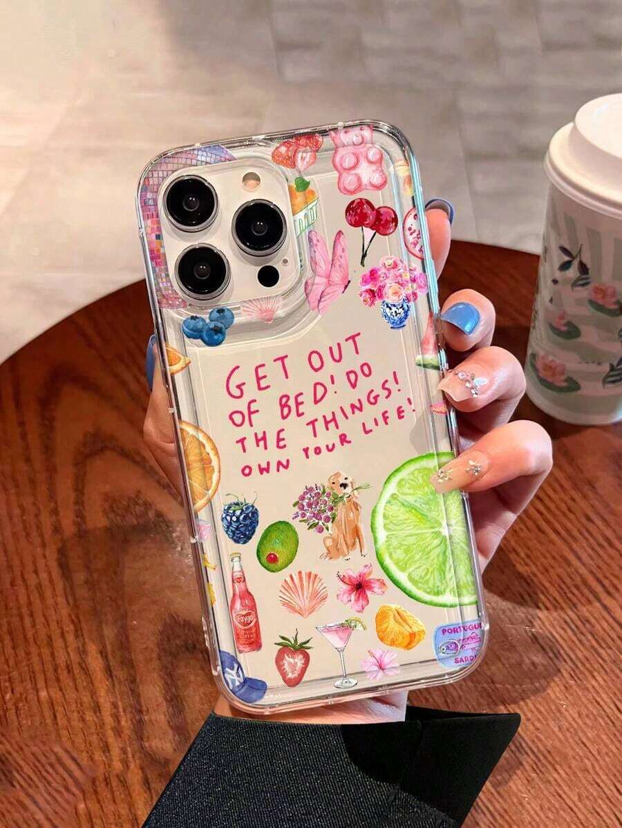 Funda para teléfono 1 pieza Compatible con impresión estilo océano Compatible con 16/11/12/13/14/15/15pro/15 Plus/15 Promax/ X/Xs/ 11pro/12pro/13pro/14pro/ 11promax/12promax/13promax/14promax/14plus/16Pro/16plus/16promax S22/S23/S24 - Multicolor 2 - Ver 1