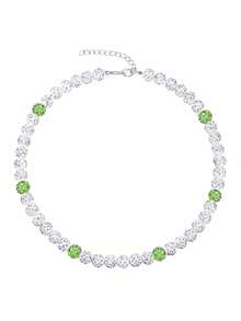 1 pieza Collar unisex de béisbol, collar de cuentas inspirador, collar de strass - collar - Ver 6