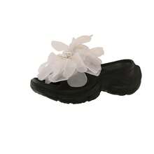 Women Sport Sandals - 黑底白花 - 查看 7