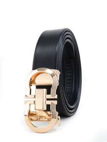 beaytar 1 chiếc thắt lưng nam cổ điển, thắt lưng nam phong cách công sở đơn giản, thắt lưng hợp kim chất lượng cao, khóa tự động, phù hợp làm phụ kiện trang phục cho giới trẻ - Nhiều màu - Xem 4