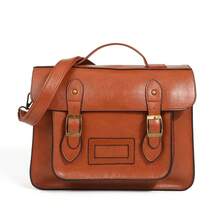 CHARHP&KEJNT Rucksack Britischer Stil Retro Handtasche College-Stil Damen Umhängetasche