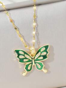 不锈钢链条项链耳环套装。轻奢铜质，镶满钻石，互锁式个性化耳环、项链、团体礼品首饰