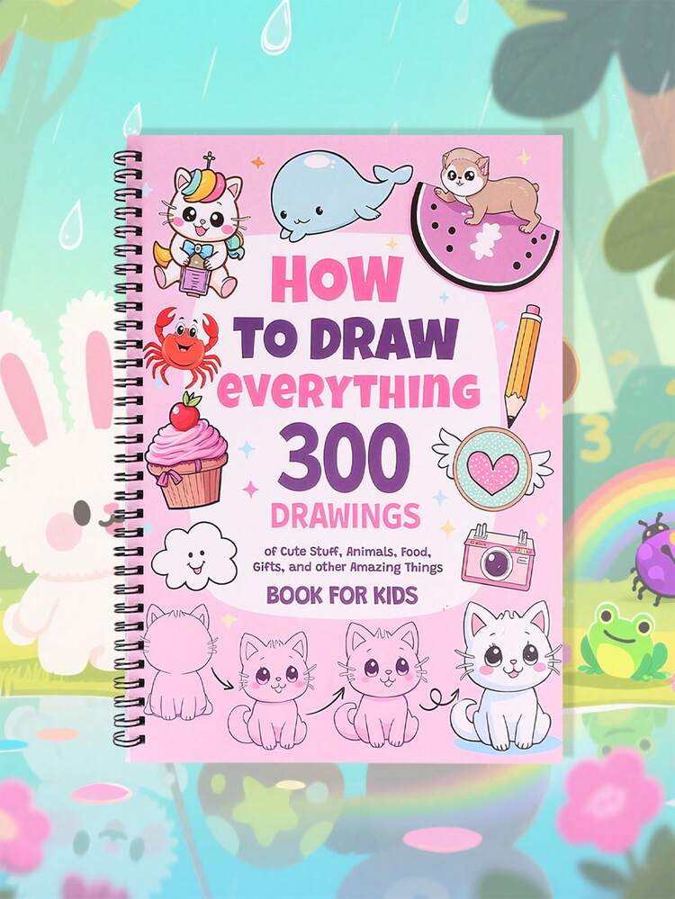 ABC Coloring Book: Color 100+ Animals, Birds, Vehicles, Fruits, Toys & Alphabets Coloring Book, Coloring Pages,Back To School,School Supplies - Multicolor - View 7