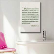 1PC Green Christian Wall Art Sage Green Wall Prints Bible Verse Print Bible Verse Gifts Christian Aesthetic Wall Art Room Decor Framed Canvas Poster - Framed, Vertical - Framed Canvas - 查看 9