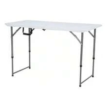 Portable Folding DJ And Camping Table 120cm Dismountable And Foldable - White - View 9
