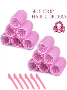 18 件/套大号卷发器带夹子,自夹式卷发器适用于长/中/短发和刘海,DIY 卷发工具(包括 12 个大卷发管 + 6 个夹子)(36 件/18 件/3 件/1 件),返校,旅行度假必需品,女士发饰,卷发器,卷发产品,卷发器,美发设备卷发器,配件,卷发,卷发工具,卷发器,圣诞节,卷发,卷发器,卷发器,无热卷发,无热卷发,卷发器,卷发产品,卷发,卷发器,卷发器,卷发工具,无热卷发器,头发,配饰,美发产品,美发工具,美发用品,护发,卷发刷,理发师,理发配件,美发设备,无热波浪,旅行必需品,旅行必备、发型、美发 - 粉色 - 查看 10