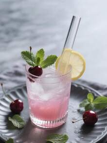 1/2/4 Ống hút thủy tinh lớn/nhỏ, thẳng trong suốt, có thể tái sử dụng, dùng cho đồ uống lạnh, trà sữa, cà phê, nước ép, sinh tố, nhà bếp, nhà hàng, tiệc cocktail, trở lại trường, quà tặng cho bạn gái/bạn trai, cha mẹ, bạn bè, đồ dùng ngày lễ, Halloween, lễ tạ ơn, giáng sinh - phong cách 1 - Xem 3