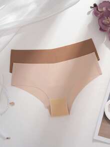 5 chiếc/gói Quần lót tam giác thể thao gợi cảm không đường may thoải mái thoáng khí cho nữ - Nhiều màu - Xem 6