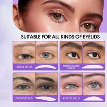 600片装隐形双眼皮贴提升贴，防水持久，适用于眼睑下垂、厚重、不均匀、眼睑下垂、温迪睫毛