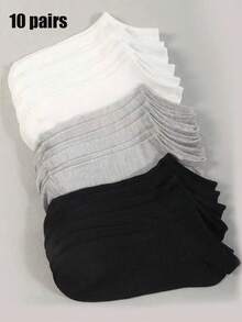 5/10/20 Pairs Men's All-Match Absorb Moisture Breathable Fashion Socks - Versatile - Multicolor - View 1