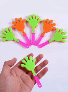 20 PCS Mini Clapper,Length 9.5cm/3.74in/ Width 5cm/1.97in Ideal For Holidays, Birthday Party Gifts And Supplies Suitable For Christmas Party Christmas Gift New Year Gift Christmas Garter Gift Holiday Rave, Plastic Party Clapper Happy Maker Party Bring You Carnival And Joy,Color Random