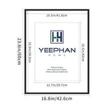 2/3/4pcs, Metal Picture Frame, Aluminum Alloy Black Simple Photo Frame, A2 Extra-Large Frame,Certificate Frame, Wall Gallery Collage Picture Frame For Wall Mounting And Desktop Display - Multicolor - View 4