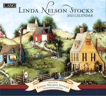 Calendario de pared 2025 de Linda Nelson Stocks - Plateado - Ver 1