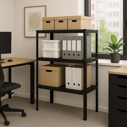 Estante de Ferro Multiuso Estilo Industrial pés de Ferro Organizador de Ambientes