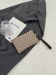 Women's Geometric Pattern Fashionable Elegant Clutch Bag - Grey - View 3