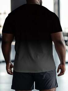 Camiseta de manga corta casual para hombres de talla grande, diseño de estampado con lema de fitness del Día de San Patricio, adecuada para deportes al aire libre, ir al trabajo, citas, salir a cenar y otras ocasiones formales/casuales - Cuello redondo de manga corta, entrenamiento de fuerza en gimnasio con ajuste ceñido, resaltando la fisonomía masculina - Hecha de fibra de poliéster elástica, suave y transpirable - Lavable a máquina - Regalo perfecto para hombres - Multicolor - Ver 2