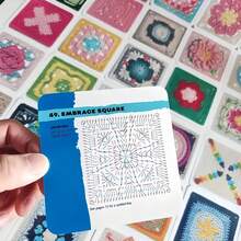 Beginner Crochet Kit: Mixed Plaid Pattern & Dynamic Card Kit - Easy Crochet Plaid Beginner's Guide - 彩色 - 查看 4