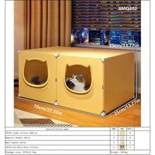 Cat Bed Enclosed Cat House Litter Cat Nest House Washable For Kittens, Suitable For All Seasons