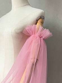 1pc Black Mesh Bubble Sleeve & 2pcs Elastic Bride Sleeve Covers Autumn Accessories