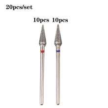 4/20 件套美甲钻头，适用于电动指甲抛光铣刀去除毛刺凝胶旋转研磨设备配件 - 彩色 - 查看 5