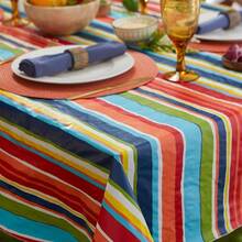 Kitchen Tablecloth - Summer Stripes - View 8