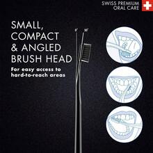 New Product Launch Curaprox Black Is White Toothbrush Carbon Toothbrushes Includes 2 Black Toothbrushes - 黑與黑 - 查看 4