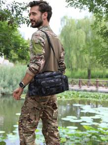 Multi-Function Lure Bag: 3-Way Carry (Shoulder/Crossbody/Waist). Specialized Storage For Fishing Rods & Tackle. Large Capacity. Essential Outdoor Gear For Anglers.