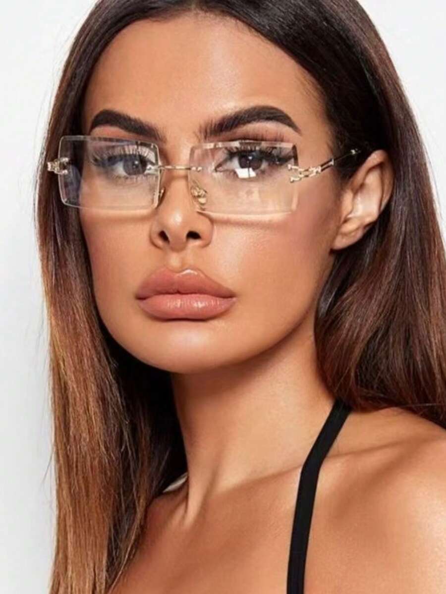 Rimless Fashion Glasses Have Undergone The Most Careful Review To Ensure That You Always Wear High-Quality Products, Perfect Fit And High-Performance Lenses With 100% UVA/UVB Protection. - 白色 - 查看 1