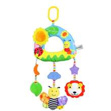 Infant Hanging Cute Animal Rattle Soothe Car Plush Toys - Rabbit, Bee, Cloud, Star