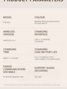 Lenovo 联想 ERAZER ETR-A01PRO 蓝牙耳机，入耳式 HiFi 音质，ENC 低延迟游戏音乐降噪耳机，带麦克风，超长电池寿命，适用于智能手机、平板电脑、飞机、卡车的无线耳机 - 多色(普通版) - 查看 13