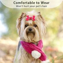 2025Hot SaleYxiang 100PCS Cute Pet Grooming Accessories - Colored Polka Dot Hair Bows With Rubber Bands For Small Dogs And Puppies Like Yorkies - 50 Pairs
