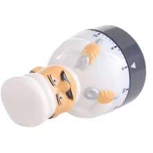 1 Piece Of Household Machinery Kitchen, Baking, Timer, Student Time Management, Fixed Clock Desktop Decoration Cartoon Kitchen Timer Chef Shape Digital Mechanical Reminder Cooking Time Manager Clock Countdown Multifunctional