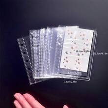 Bộ bìa cứng trong suốt M5 A8 có nơ hồng, ngăn chia hình ảnh, lịch, túi đựng đồ, trang bên trong, phong bì, nhiều trang bổ sung, đồ dùng văn phòng phẩm phù hợp cho sổ kế hoạch album ảnh, sổ tay kế hoạch tiết kiệm, thử thách, lập kế hoạch ngân sách - Hồng - Xem 17