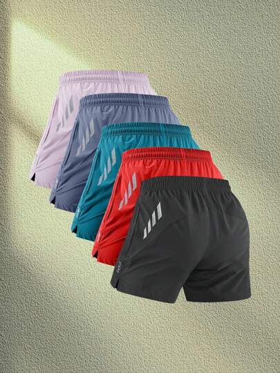 Pantalones cortos deportivos de hombre con estampado, cintura con cordón, dobladillo con abertura lateral, estilo baloncesto, shorts de moda deportiva para correr, entrenamiento, fitness, viajes, deportes al aire libre