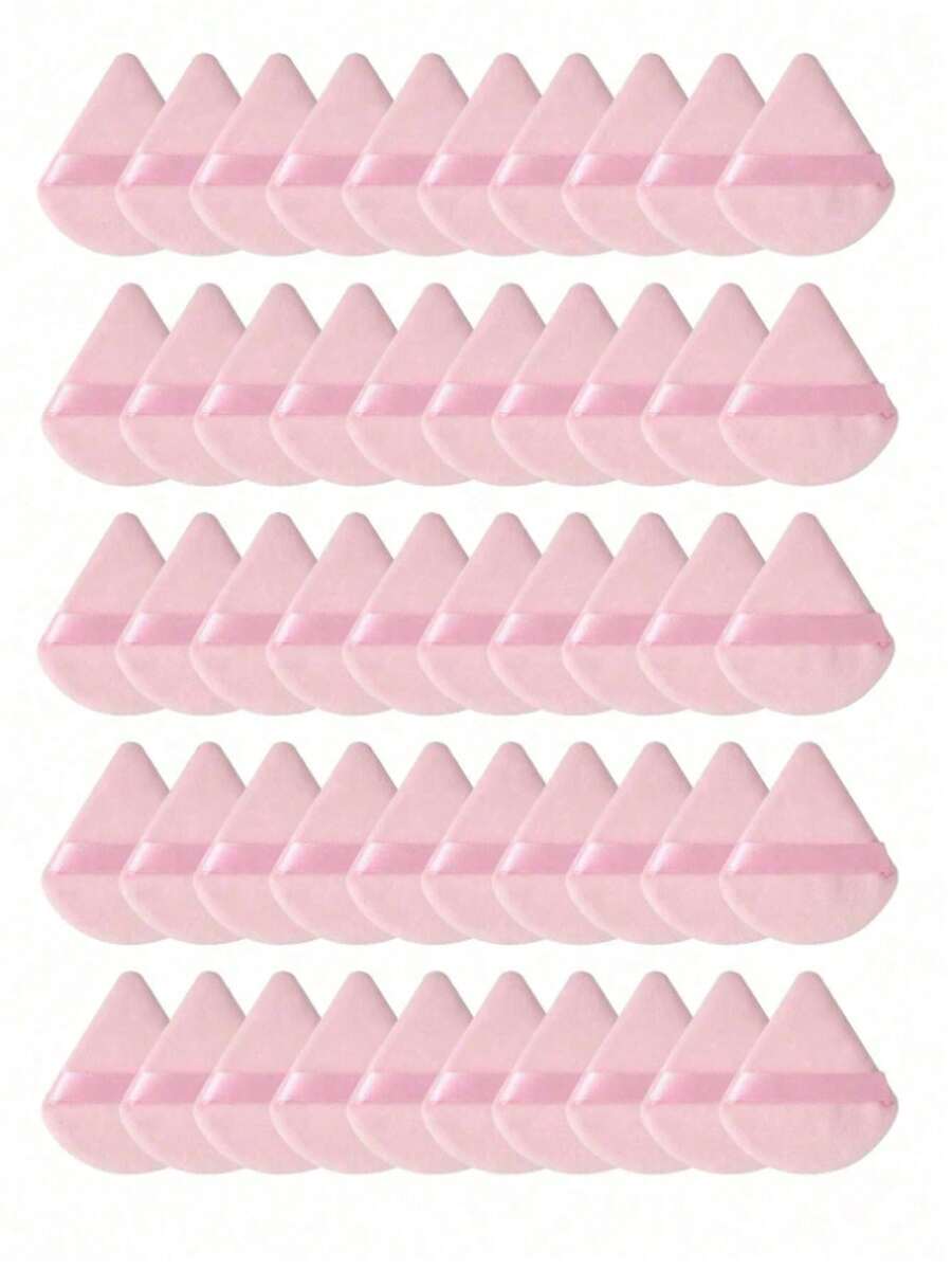 100/50/20/PCSPowder Puffs For Face Powder Triangle Powder Puff For Loose And Cosmetic Foundation, Makeup Puff For Contouring