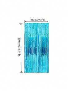 4 包铝箔窗帘背景银色金属丝箔流苏窗帘照片亭道具适用于生日婚礼订婚育儿室装饰婴儿洗礼单身派对圣诞节节日庆祝派对装饰、母亲节毕业季装饰、生日、单身派对、准新郎派对装饰 - 4 包 - 銀色 - 查看 27