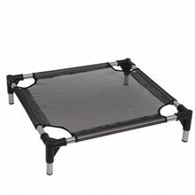 Giường thú cưng bền và thoải mái, thích hợp sử dụng trong nhà/ngoài trời, thiết kế võng làm mát phù hợp với mèo và chó - màu đen - Xem 9