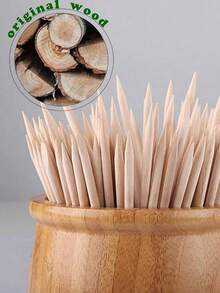 500Pcs Wooden Cuticle Sticks – Double-Ended Nail Care Tools For Pushing Cuticles, Cleaning Nails & DIY Manicure,Nail Supplies,Nail Tools,Nail Art Tools,Back To School,Nails,Nail Tools For Press On Nails - Bronze - View 4