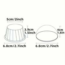 Cakegiugiu 50/100pcs Cake Cups With Lids,Disposable Cupcake Cups With Lids,Heat Resistant Muffin Cups,Cake Paper Holders,Muffin Molds, Baking Tools, Curled Edge Cake Cups,Perfect For Parties,Weddings And Birthdays - 01 - View 10