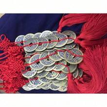 1pcs Real Copper Five Emperors Money Six Emperors Money String Pressure Threshold Car Hanging Indoor Manufacturers Wholesale Pure Copper Door