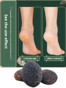 Foot Grinding Stone Pure Natural Volcanic Stone Exfoliating Foot Soles Heels Pedicure Artifact Remove Callus Cuticle Foot Grinding Device