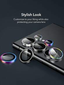 Single Lens Tempered Glass Screen Protector For Galaxy S25 Ultra, Ultra-Thin Tempered Glass With Aluminum Alloy Frame, Compatible With Galaxy S25 Ultra Phone Case, Full Coverage Anti-Water, Anti-Shock, Anti-Fall, Anti-Scratch, Anti-Fingerprint